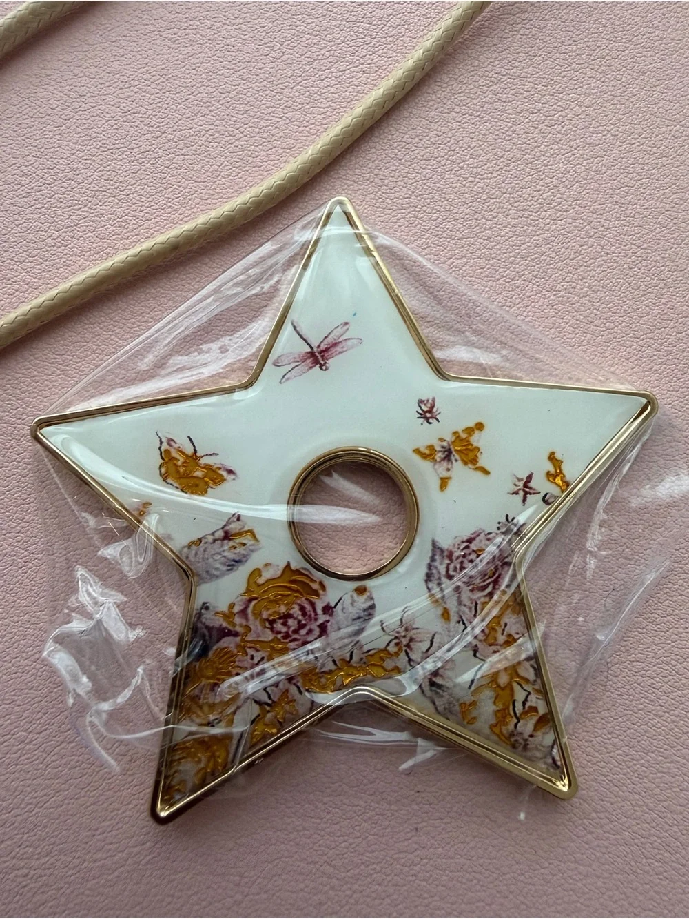 DIOR Beauty Floral Gold Star Charm VIP GWP w/ Box